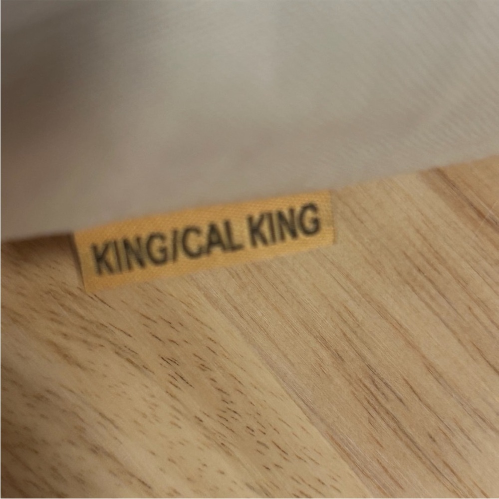 King/California King Quince Linen Duvet Cover - Picture 7 of 9